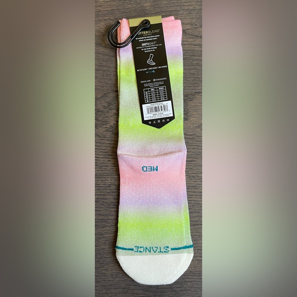 Stance Women’s Good Days Crew Socks Size M 8-10.5 - NWT - Picture 5 of 6